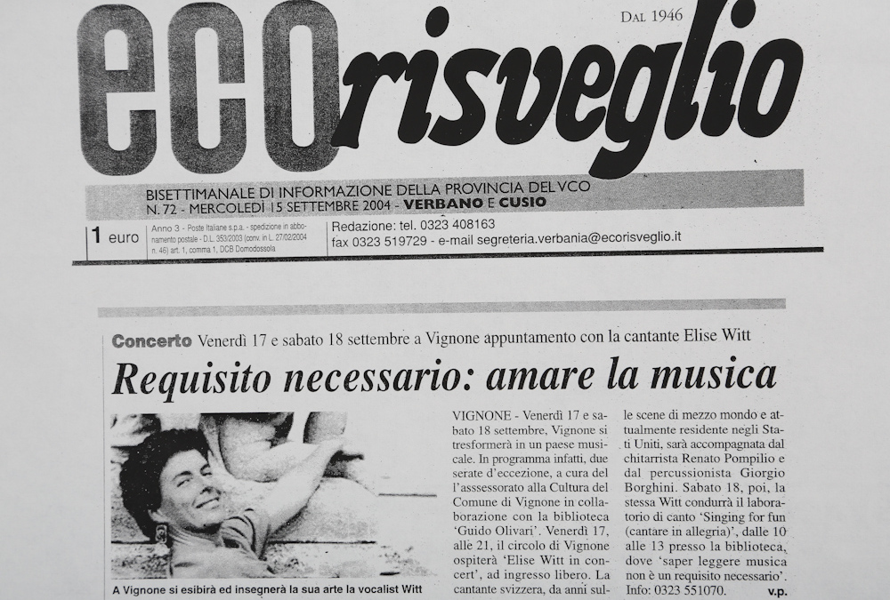 Requisito necessario: amara la musica