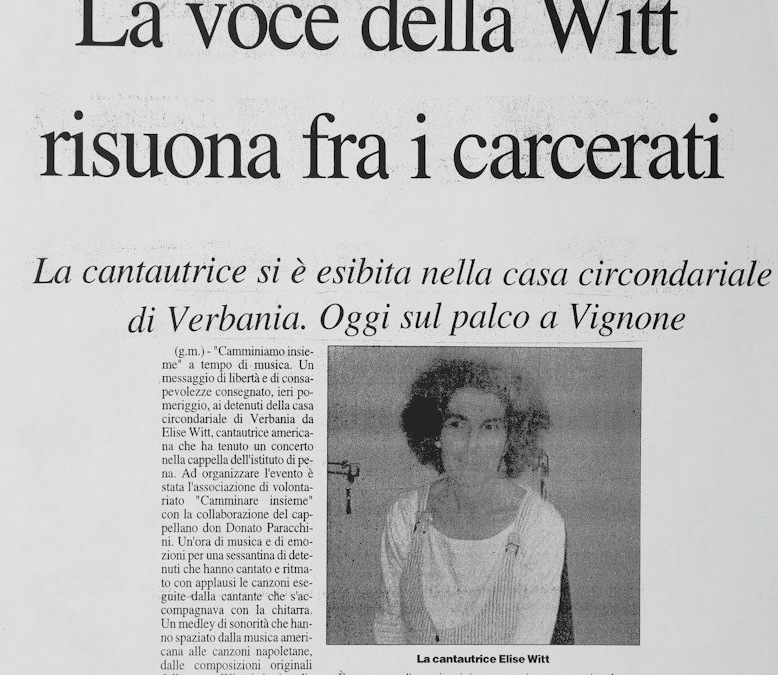 La voce della Witt risuona fra i carcerati