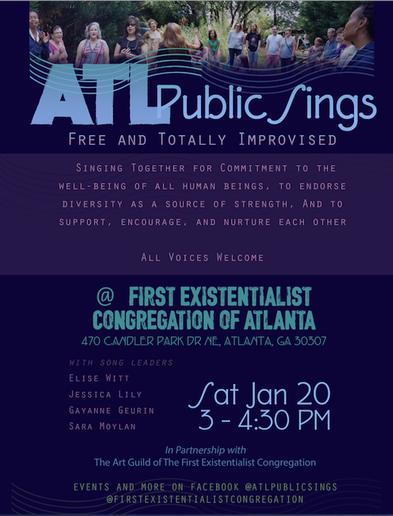 Atlanta, GAATL Free Public Totally Improvised Sing