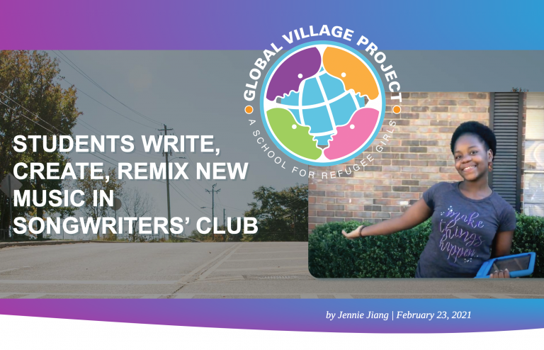 Elise’s GVP STUDENTS WRITE, CREATE, REMIX NEW MUSIC IN SONGWRITERS’ CLUB