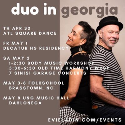 Evie Ladin & Keith Terry in Atlanta!